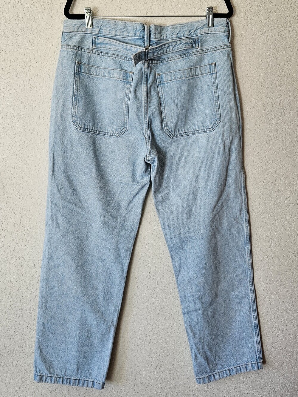 Everlane Lightwash Denim Utility Cinch Waist Jean Size 31